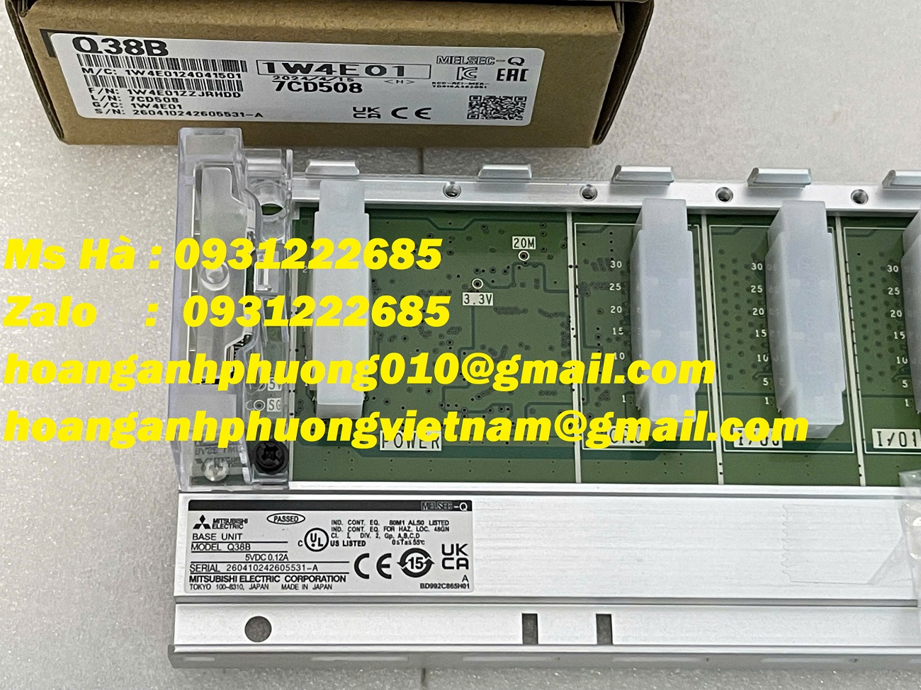 Module đế PLC Q38B mitsubishi - yên tâm về chất lượng